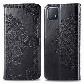 ART Peňaženkový kryt OPPO A52 ORNAMENT černý