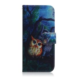 ART Peněženkový kryt pro Samsung Galaxy S21 FE 5G OWL