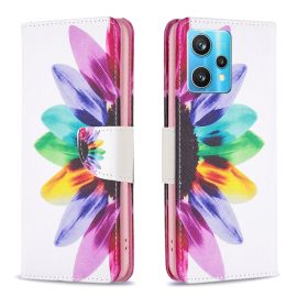 ART Peněženkový kryt Realme 9 Pro + SUN FLOWER