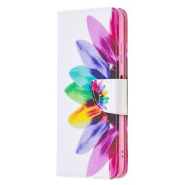 ART Peněženkový kryt Samsung Galaxy A22 5G SUN FLOWER