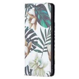 ART Peňaženkový kryt Samsung Galaxy A32 LEAVES