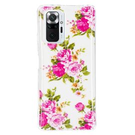 ART TPU svítící obal Xiaomi Redmi Note 10 Pro ROSE