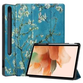 ART zaklapovací obal Samsung Galaxy Tab S8+ / S7+ / S7 FE APRICOT BLOSSOM