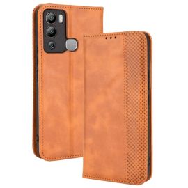 BUSINESS Peněženkový kryt pro Infinix Hot 12i hnědý