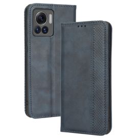 BUSINESS Peněženkový kryt pro Motorola Edge 30 Ultra modrý