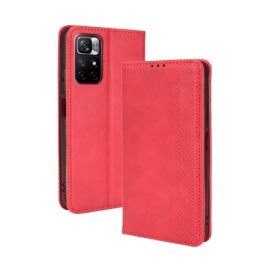 BUSINESS Peněženkový kryt pro Xiaomi Poco M4 Pro 5G / Redmi Note 11S 5G červený