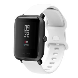 BUTTERFLY Silikonový řemínek Xiaomi Amazfit GTS 2 / GTS 2e / GTS 2 Mini 20mm bílý
