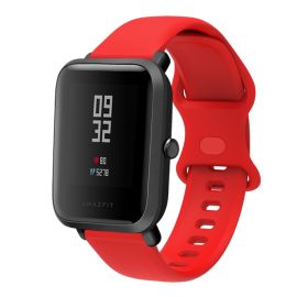 BUTTERFLY Silikonový řemínek Xiaomi Amazfit GTS 2 / GTS 2e / GTS 2 Mini 20mm červený