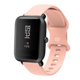BUTTERFLY Silikonový řemínek Xiaomi Amazfit GTS 2 / GTS 2e / GTS 2 Mini 20mm růžový