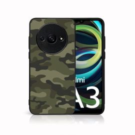 MY ART Ochranný kryt pro Xiaomi Redmi A3 GREEN CAMO (235)