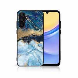 MY ART Ochranný kryt pro Samsung Galaxy A15 BLUE MARBLE (141)