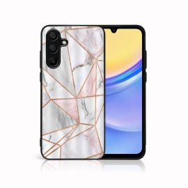 MY ART Ochranný kryt pro Samsung Galaxy A15 PINK MARBLE (143)