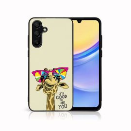 MY ART Ochranný kryt pro Samsung Galaxy A15 GIRAFFE (180)