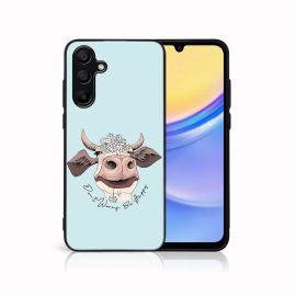 MY ART Ochranný kryt pro Samsung Galaxy A15 HAPPY COW (181)