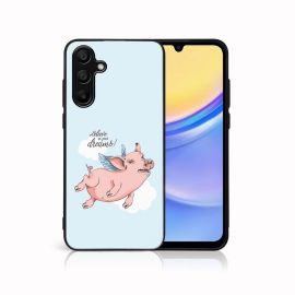 MY ART Ochranný kryt pro Samsung Galaxy A15 PIG (186)