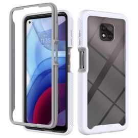 DUAL kryt Motorola Moto G Power (2021) bílý