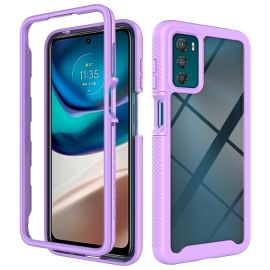 DUAL Oboustranný kryt pro Motorola Moto G42 fialový