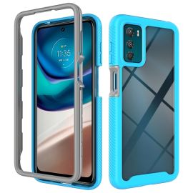 DUAL Oboustranný kryt pro Motorola Moto G42 světle modrý