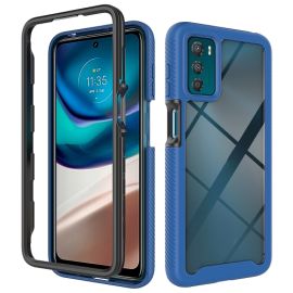 DUAL Oboustranný kryt pro Motorola Moto G42 tmavě modrý