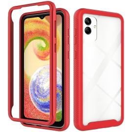 DUAL Oboustranný kryt pro Samsung Galaxy A04 červený
