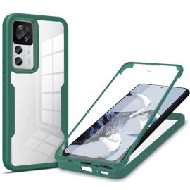DUAL Oboustranný kryt s fólií Xiaomi 12T / 12T Pro zelený