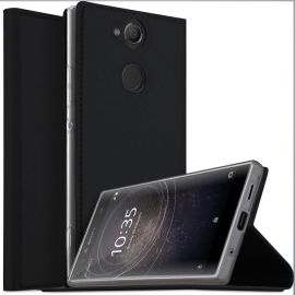 DUX Peňaženkový obal Sony Xperia XA2 šedý