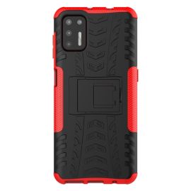 STAND Extra odolný obal Motorola Moto G9 Plus červený