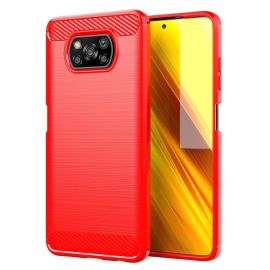 FLEXI TPU Kryt Xiaomi Poco X3 NFC / X3 Pro červený