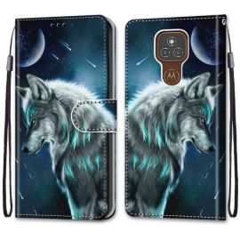 ART Peňaženkový kryt Motorola Moto G9 Play / E7 Plus WOLF
