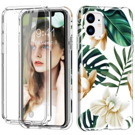 DUAL ART odolný kryt Apple iPhone 11 WHITE FLOWER