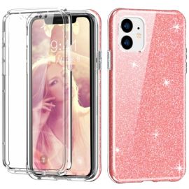DUAL ART odolný kryt Apple iPhone 11 PINK GLITTER