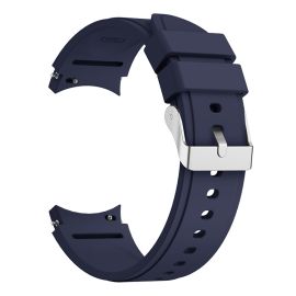 SOFT Řemínek pro Samsung Galaxy Watch 4 (40/44mm) 4 Classic (42/46mm) tmavěmodrý