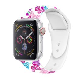 Řemínek Apple Watch 7 / 6 / SE / 5 / 4 (44mm) / 1, 2, 3 (42mm) BUTTERFLY