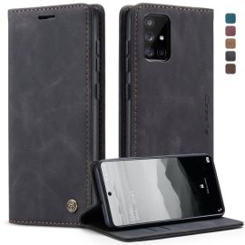 CASEME Flipové pouzdro pro Samsung Galaxy A71 černé