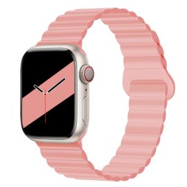 REVERSE Silikonový řemínek Apple Watch Ultra 1 / 2 / 3 (49mm) / 9 / 8 / 7 (45mm) / 6 / SE / 5 / 4 (44mm) / 3 / 2 / 1 (42mm) růžový
