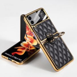 GKK NIKKI Kryt s držákem Samsung Galaxy Z Flip 4 5G černý