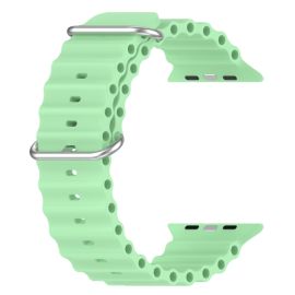 OCEAN Řemínek pro Apple Watch Ultra 1 / 2 / 3 (49mm) / 9 / 8 / 7 (45mm) / 6 / SE / 5 / 4 (44mm) / 3 / 2 / 1 (42mm) světle zelený