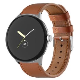 LEATHER Kožený řemínek pro Google Pixel Watch / Pixel Watch 2 / Pixel Watch 3 41mm / Pixel Watch 4 41mm hnědý