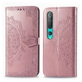 ART Peňaženkový kryt Xiaomi Mi 10 Pro ORNAMENT růžový