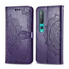 ART Peňaženkový kryt Xiaomi Mi 10 Pro ORNAMENT fialový