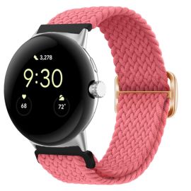 BRAIDED Nylonový řemínek pro Google Pixel Watch / Pixel Watch 2 růžový