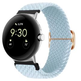BRAIDED Nylonový řemínek pro Google Pixel Watch / Pixel Watch 2 modrý