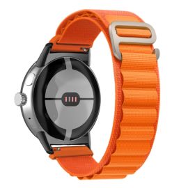 NYLON Vyměnitelný řemínek pro Google Pixel Watch / Pixel Watch 2 oranžový
