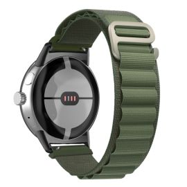 NYLON Vyměnitelný řemínek pro Google Pixel Watch / Pixel Watch 2 zelený