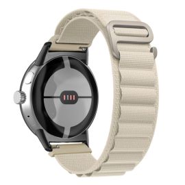 NYLON Vyměnitelný řemínek pro Google Pixel Watch / Pixel Watch 2 béžový