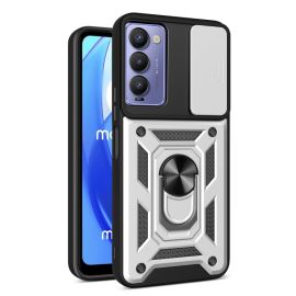 RING CAMERA Kryt s držákem pro Tecno Camon 18 stříbrný