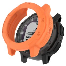 TPU HALF COVER Kryt pro Garmin Instinct Crossover oranžový