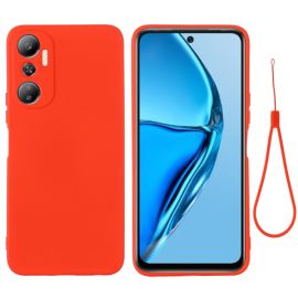RUBBER Ochranný kryt pro Infinix Hot 20 červený