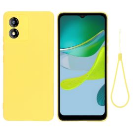 RUBBER Ochranný kryt pro Motorola Moto E13 žlutý