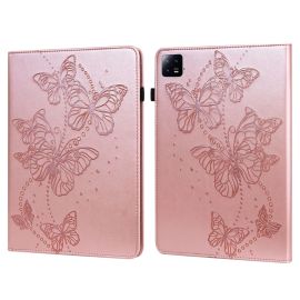 ART BUTTERFLIES Zaklápěcí pouzdro Xiaomi Pad 6 / Pad 6 Pro růžové
